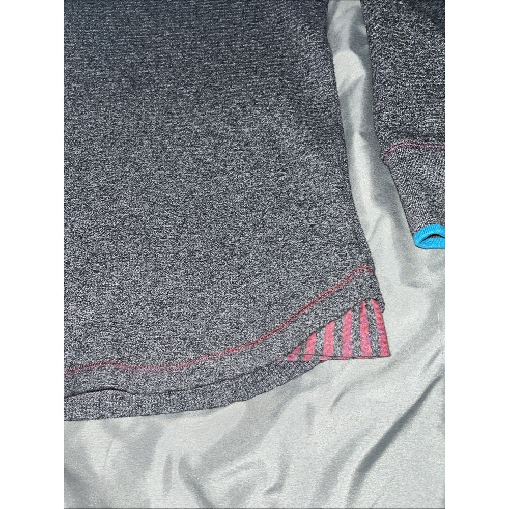 Robert Graham ELI Quarter Zip CLASSIC FIT Men's Size Medium Gray COTTON - Picture 3 of 10